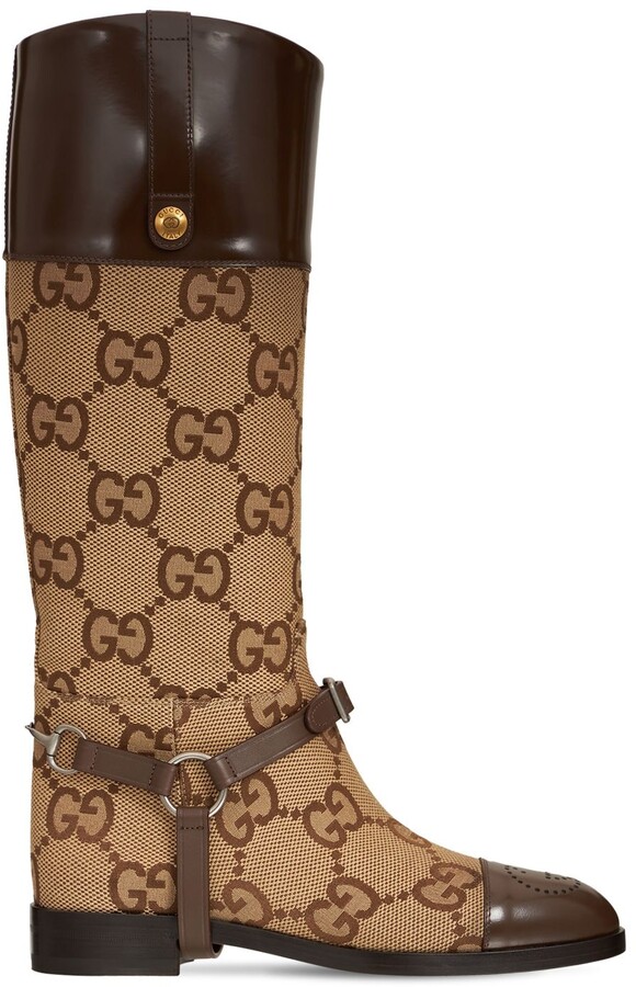 brown gucci boots