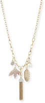 Thumbnail for your product : Lulu Frost Long Pearly Mixed-Charm Chain Necklace