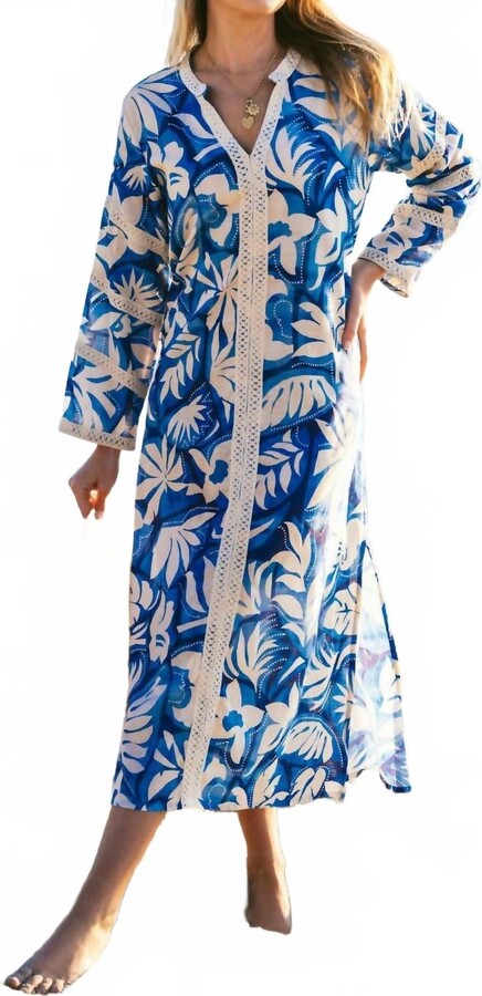 Kahora Palm Beach Bardot Dress In Dane