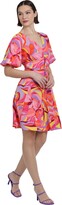 Thumbnail for your product : DONNA MORGAN FOR MAGGY Print Puff Sleeve Dress