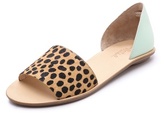 Thumbnail for your product : Loeffler Randall Sawyer Haircalf Flat Sandals