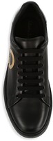 Thumbnail for your product : Ferragamo Number Leather Sneakers