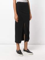 Thumbnail for your product : Rick Owens Lilies draped midi skirt