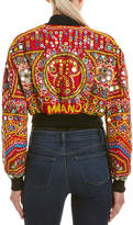 Thumbnail for your product : Moschino Embroidered Bomber Jacket