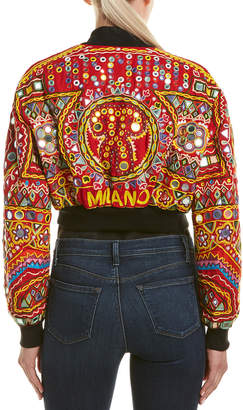Moschino Embroidered Bomber Jacket