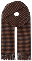 Thumbnail for your product : Max Mara Checked cashmere & wool scarf