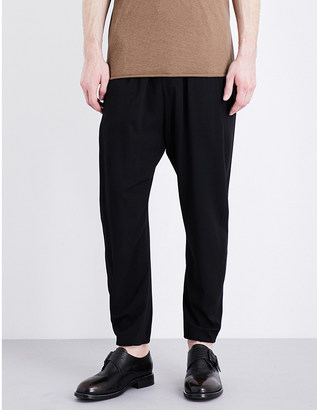 Isabel Benenato Coulisse wool-blend trousers