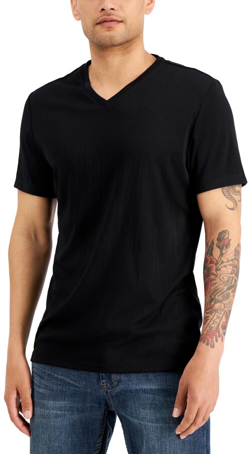 V Shirt Tiefer V-Ausschnitt T-Shirt Deep V Neck Business Unterhemd Modal DA2820