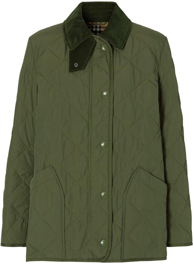 Burberry Diamond Quilted Barn Jacket Shopstyle