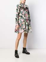Thumbnail for your product : VIVETTA Lace Insert Floral Print Dress