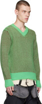 Thumbnail for your product : Craig Green Green Brushed Reversible Sweater