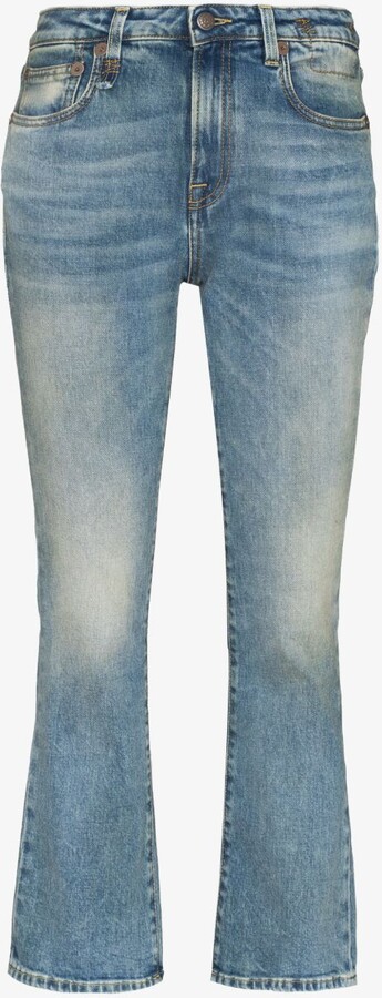 R 13 Kick Fit Mid-Rise Jeans
