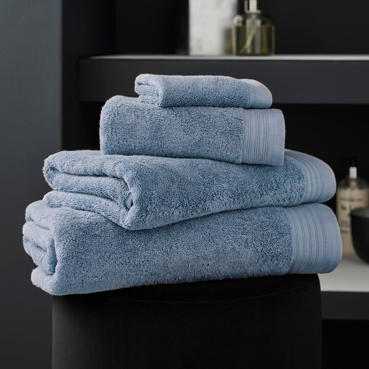 Dunelm Hotel Pima Cotton Soft Blue Towel Blue ShopStyle