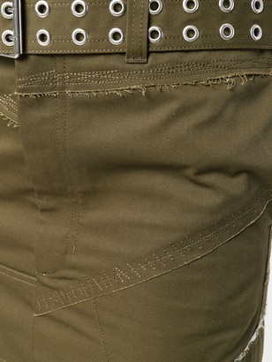 Helmut Lang Military Patch Mini Skirt