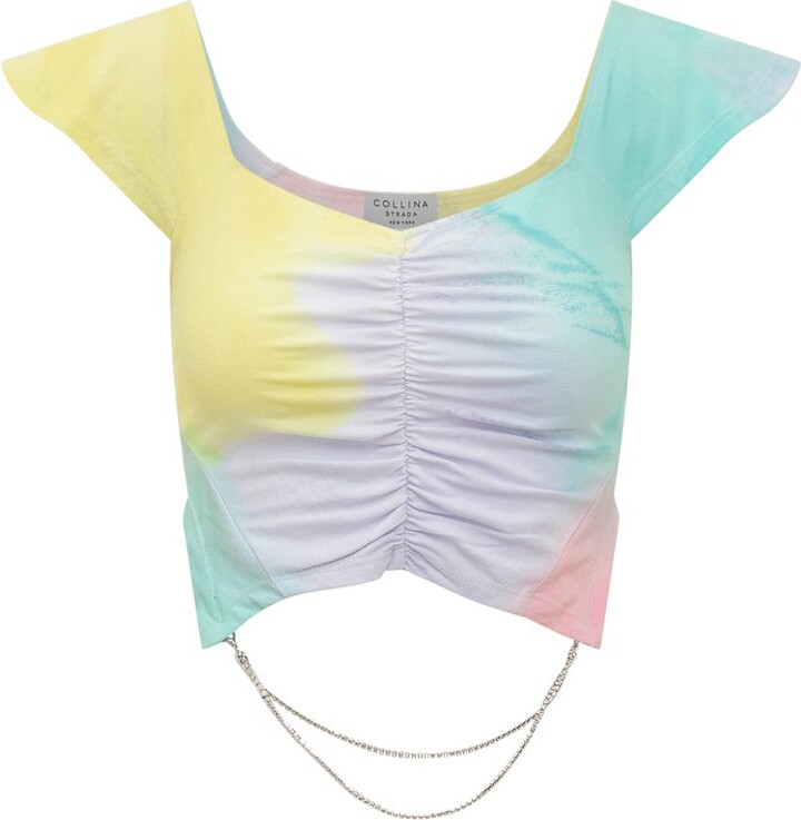 Collina Strada Ruched Chain Top