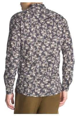 The Kooples Floral Cotton Sport Shirt