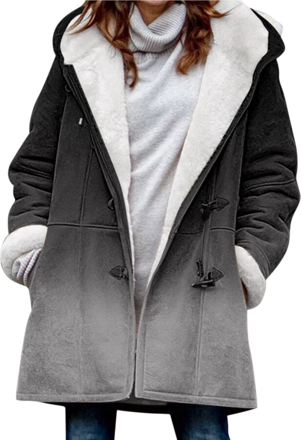Vesniba Women Coat Winter Jackets, Clearance Womens Plus Size Winter Coats Uk