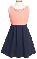 Thumbnail for your product : Fishbowl Be Bop Sleeveless Colorblock Dress (Big Girls)