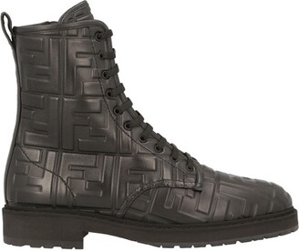 fendi motif ankle boots