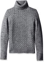 mens wool cable knit turtleneck sweater - ShopStyle