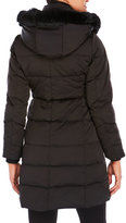 Thumbnail for your product : Vince Camuto Faux Fur Trim Hooded Down Coat