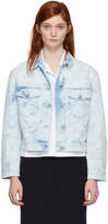 Thumbnail for your product : Stella McCartney Blue Splatter Denim Jacket