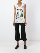 Thumbnail for your product : Dolce & Gabbana family patch tank top