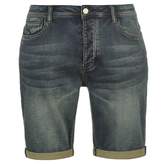 Thumbnail for your product : Firetrap Mens Blackseal Denim Jog Shorts Pants Trousers Bottoms Summer Casual