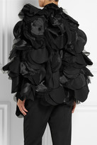 Thumbnail for your product : Junya Watanabe Oversized patchwork wool-blend cape