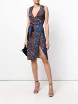 Thumbnail for your product : Murmur print wrap shift dress