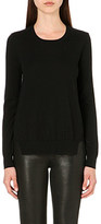 Thumbnail for your product : J Brand Fashion Theodate wool and chiffon jumper