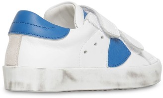 Philippe Model Paris Leather Strap Sneakers