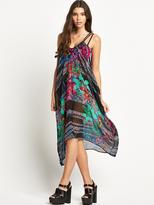 Thumbnail for your product : River Island Tropical Print Cocoon Dress