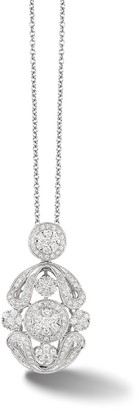 Effy Jewelry Effy Bouquet 14K White Gold Diamond Filigree Pendant, 1.05 TCW