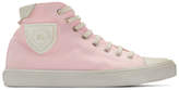 Thumbnail for your product : Saint Laurent Pink Bedford Mid-Top Sneakers