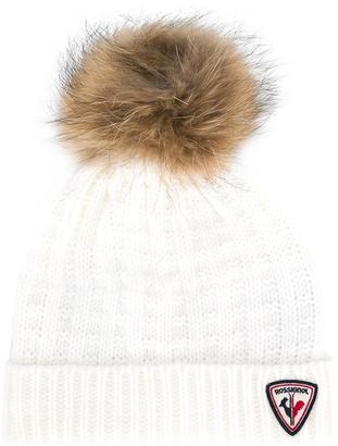 Rossignol 'Eden' pom-pom hat - women - Acrylic/Polyester/Racoon Fur - One Size