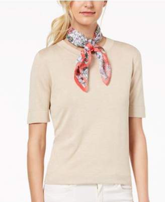 INC International Concepts Go For It Floral Square Scarf, Created for Macy's