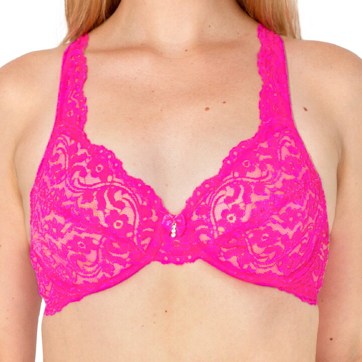 Smart & Sexy Women’s Signature Lace Unlined Underwire Bra, Single and 2-Pack