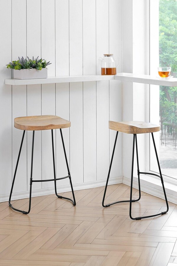 William Scott for Global Views Logan Bar Stool 30