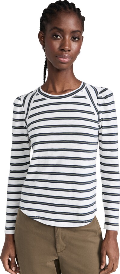 Veronica Beard Jeans Mason Baseball Tee