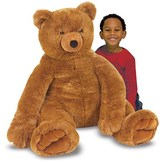 Thumbnail for your product : Melissa & Doug Oversized Brown Teddy Bear