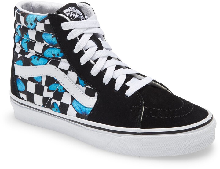 Vans Butterfly Checkerboard Sk8Hi Sneaker ShopStyle