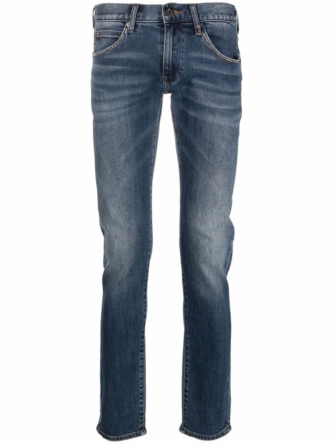 Emporio Armani Extra Slim-Fit J11 Extra Comfort Denim Jeans - ShopStyle