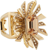 Thumbnail for your product : Roberto Cavalli Large jewelled metal spray ring