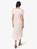 Thumbnail for your product : Sleeper Marquise gingham corset midi dress