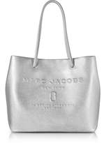 Thumbnail for your product : Marc Jacobs Laminated Leather Logo Shopper East-West Tote