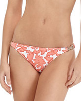 Thumbnail for your product : Shoshanna Reef-Print Ring-Side Swim Bottom