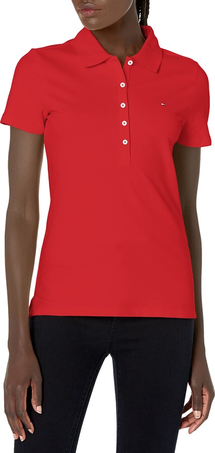 Tommy Hilfiger Women's Classic Short Sleeve Polo Shirt - ShopStyle