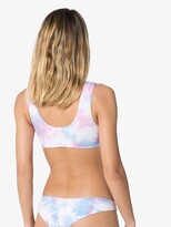 Thumbnail for your product : Frankie's Bikinis Colby tie-dye bikini top