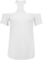 Thumbnail for your product : boohoo Katie Choker Split Side T-Shirt